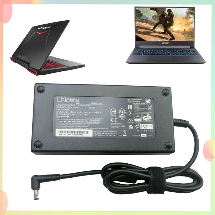 Sạc Chicony cho laptop Hasee Z7, Z8