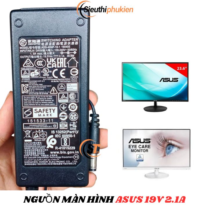 Adapter nguồn cho màn hình Asus VC239 VC239H