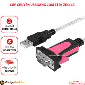 Tổng hợp cáp usb to com rs232 1.8m đến 20m