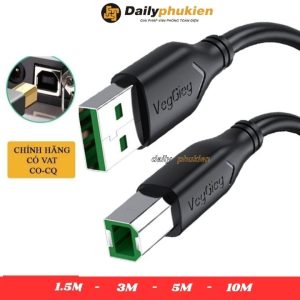 Dây cáp USB máy in kết nối máy tính chính hãng VEGGIEG