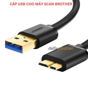 Dây usb kết nối máy scan Brother ADS-1200 với máy tính