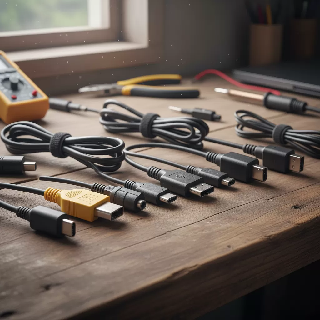 gemini_image_1772197125-1 Kích thước và kiểu dáng đầu cắm sạc laptop đa dạng tùy theo dòng máy