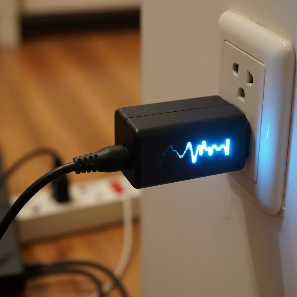 gemini_image_1772200618-1 Đèn báo hiệu nhấp nháy thường xuyên cho thấy nguồn điện đầu ra không đạt tiêu chuẩn