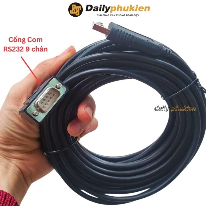 Dây cáp usb to com rs232 dài 10m ztek