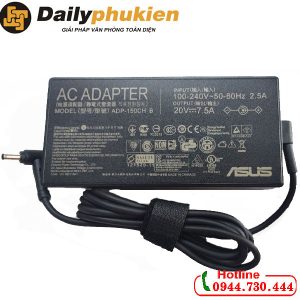 Sạc laptop Asus 20v 7.5a chân kim nhỏ