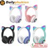 Tai nghe Bluetooth STN-28, Tai nghe mèo có led