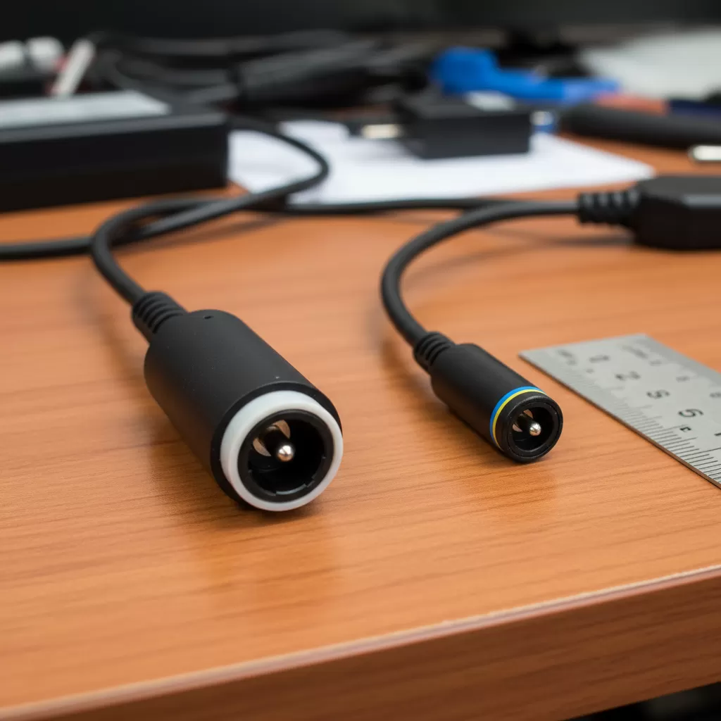 Sự khác biệt về kích thước giữa đầu sạc chân kim to và chân kim nhỏ