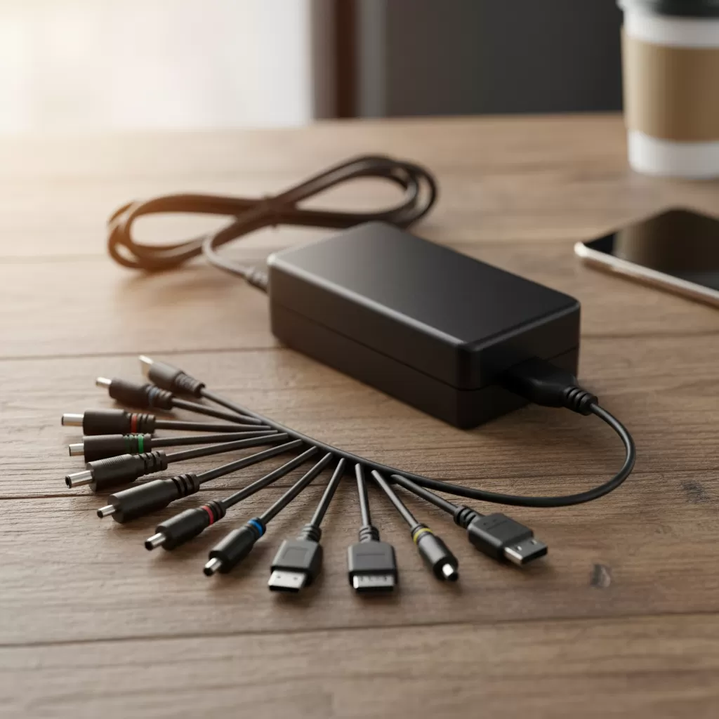 Sạc đa năng là giải pháp thay thế phổ biến khi bộ sạc gốc của laptop bị hỏng