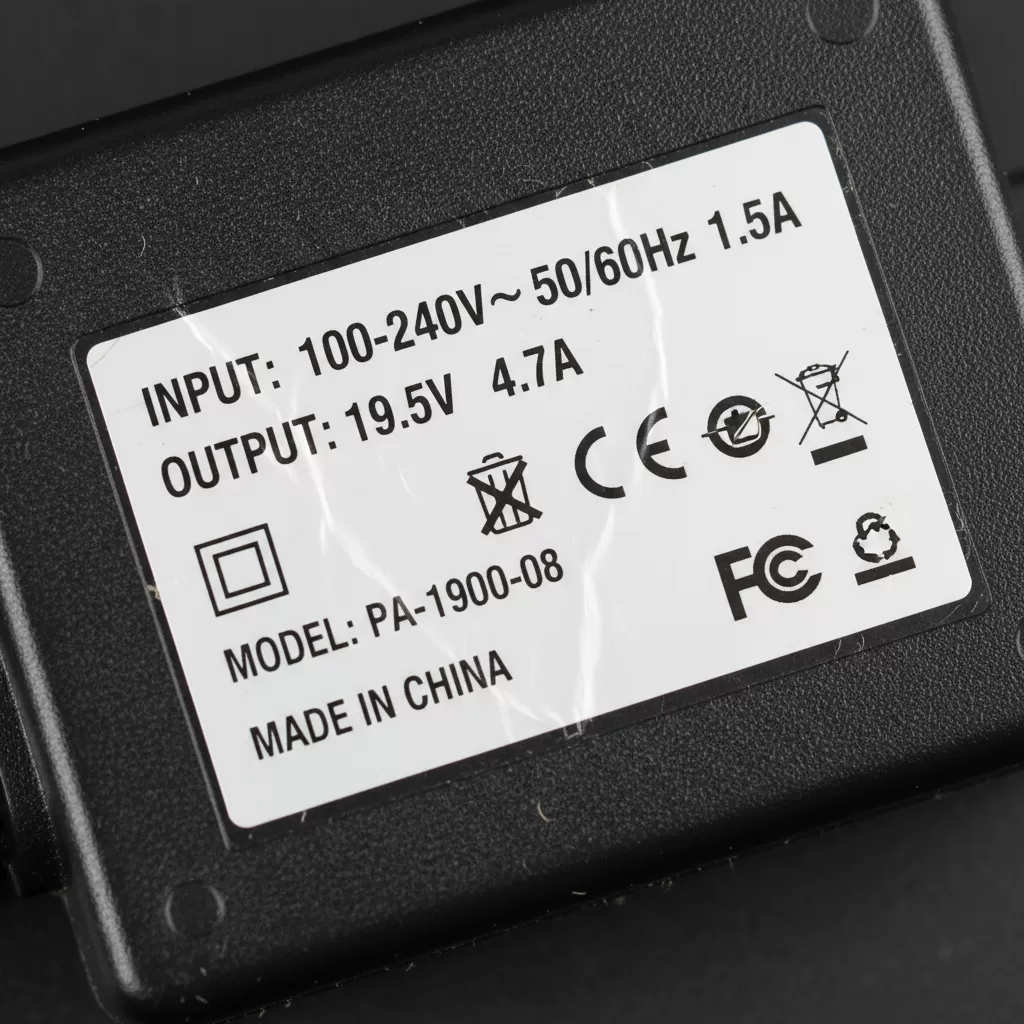 Các thông số kỹ thuật quan trọng cần lưu ý trên nhãn của Adapter