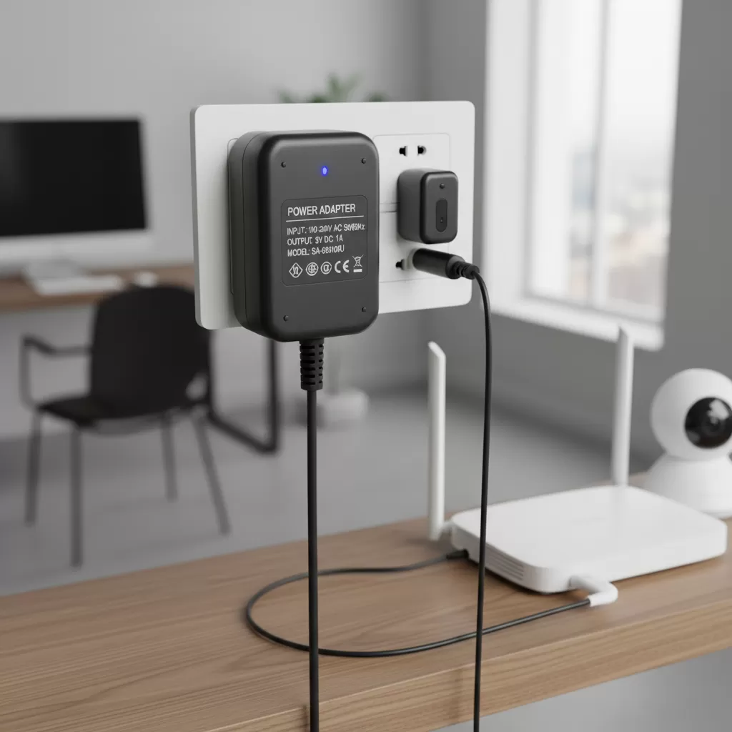 gemini_image_1772173433 Sạc nguồn 5V 1A là phụ kiện thiết yếu đảm bảo hoạt động cho nhiều thiết bị điện tử nhỏ