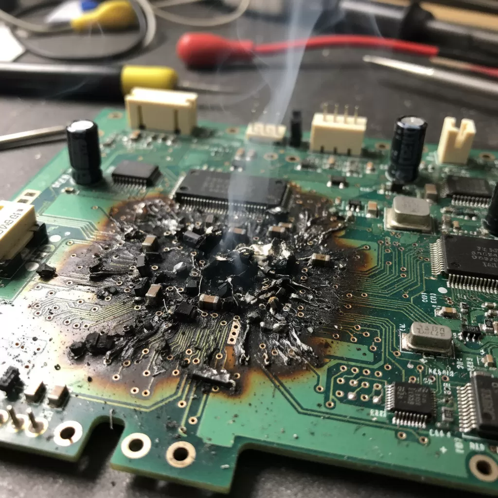 Sử dụng nguồn không phù hợp có thể gây cháy nổ linh kiện bên trong máy POS