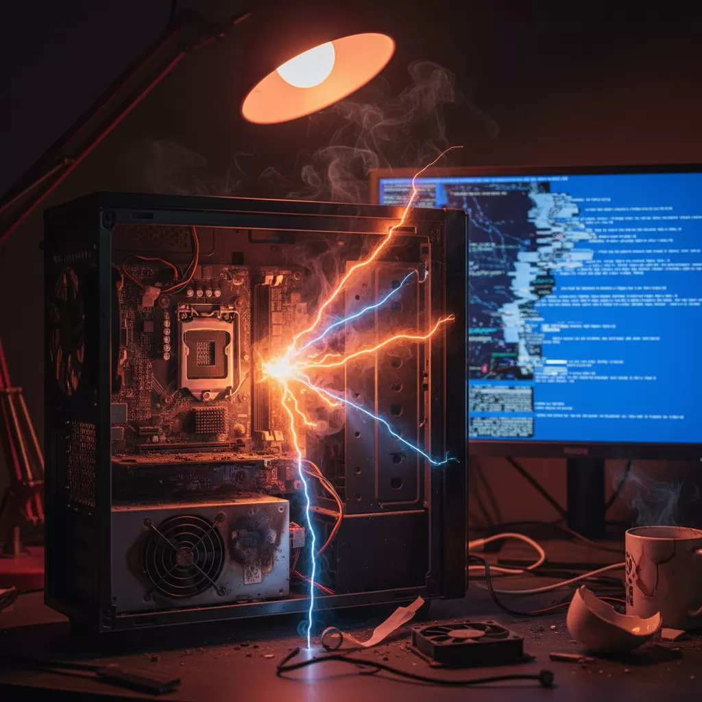 Nguồn điện không ổn định là nguyên nhân hàng đầu dẫn đến các sự cố nghiêm trọng trên máy tính