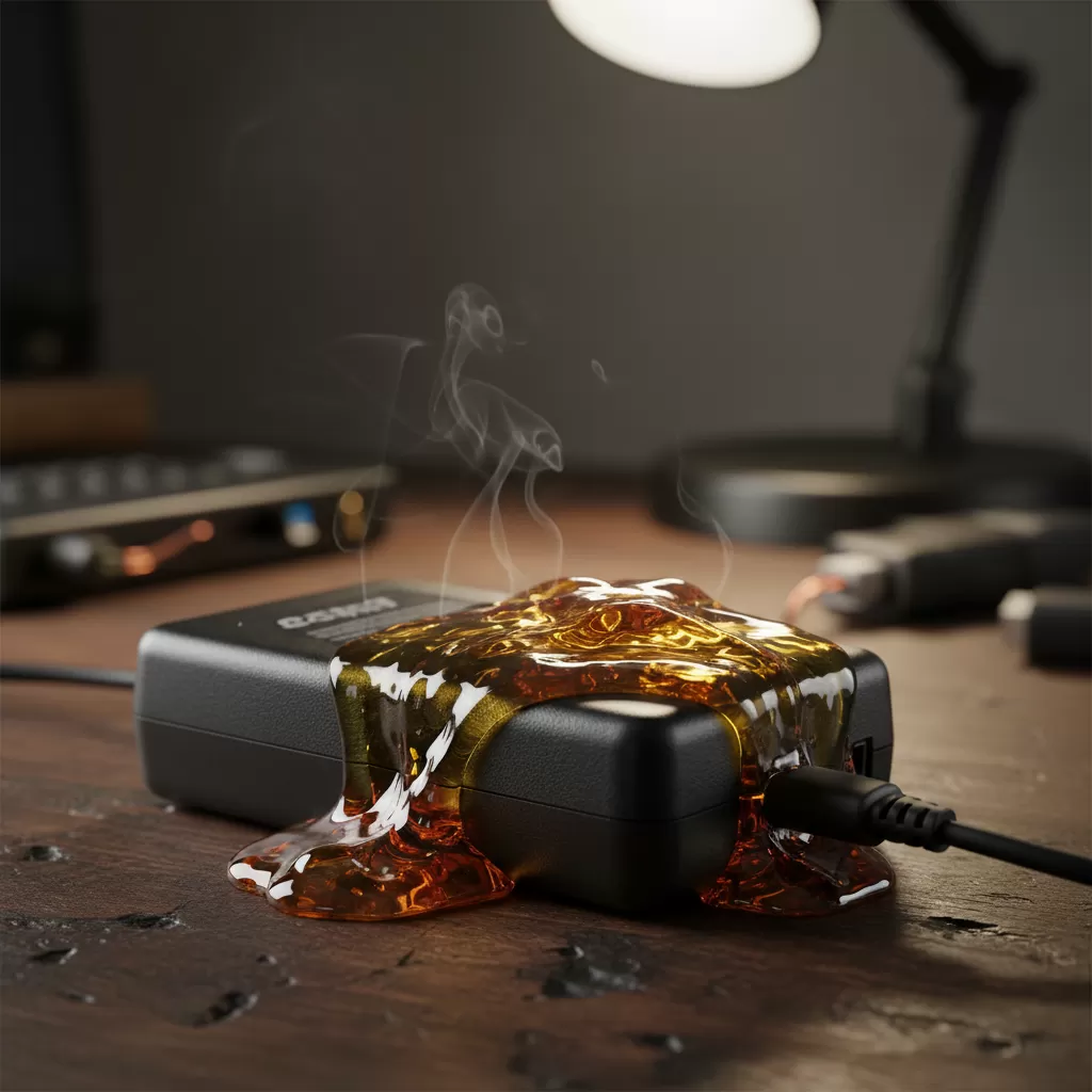 Dấu hiệu vỏ sạc bị nóng chảy là cảnh báo nguy hiểm cần thay thế ngay