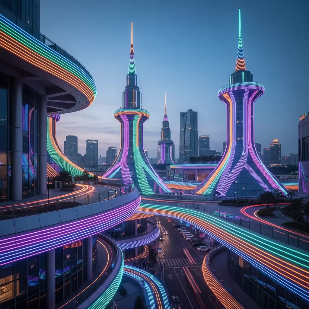 gemini_image_1772188866 Hệ thống LED dây dài đòi hỏi việc tính toán công suất nguồn chính xác để đảm bảo hiệu suất vận hành