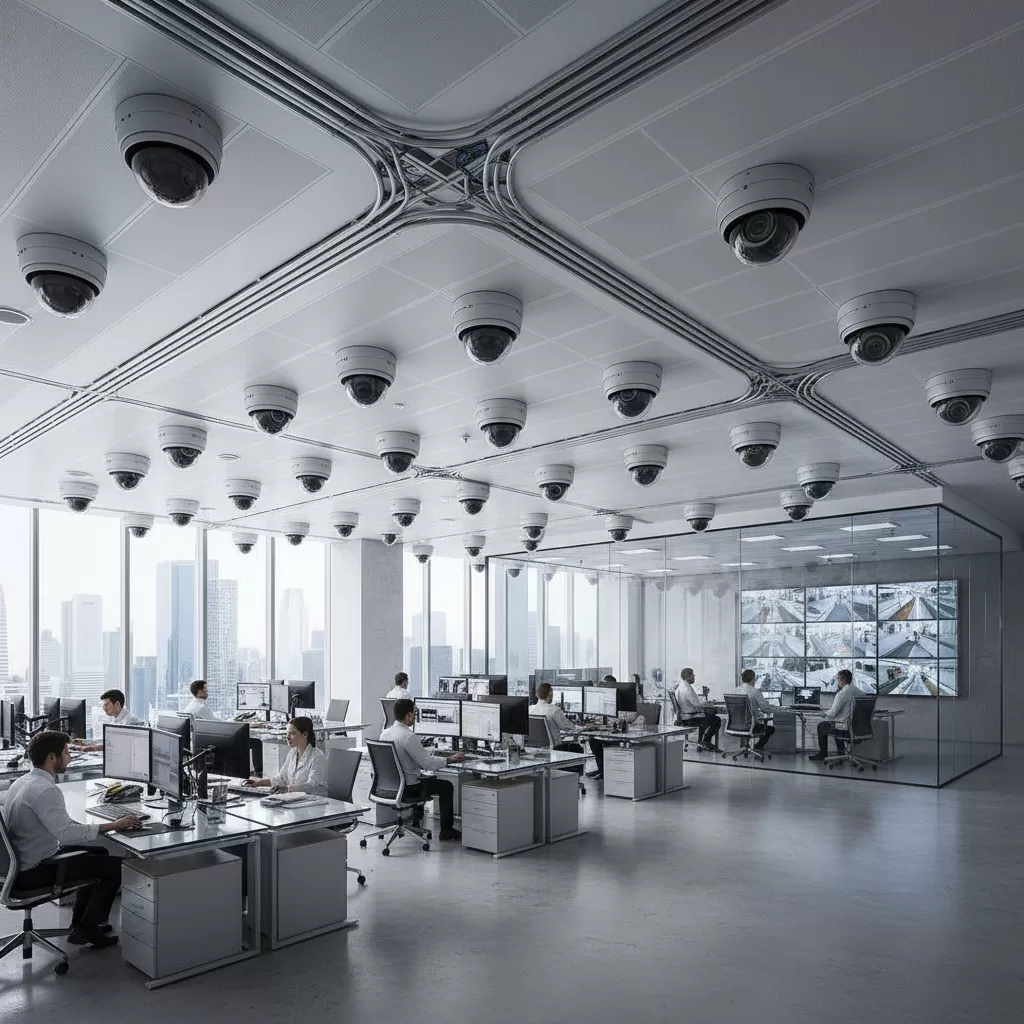 Hệ thống camera giám sát quy mô lớn đòi hỏi nguồn điện ổn định từ adapter chính hãng