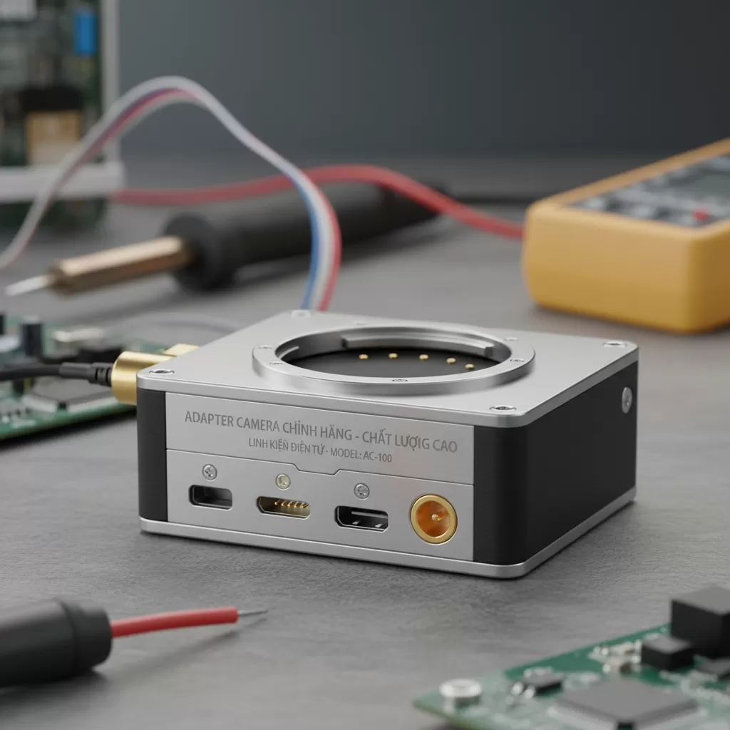 Linh kiện cao cấp bên trong adapter chính hãng giúp lọc nhiễu tín hiệu hiệu quả