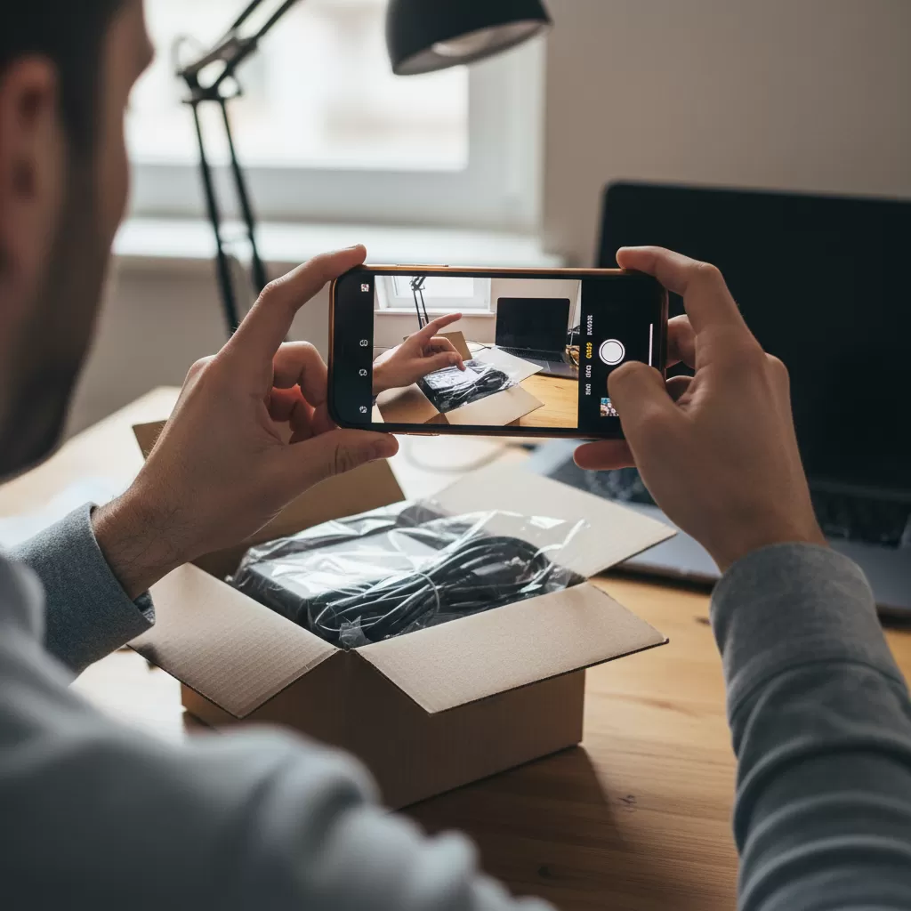 Quay video đồng kiểm giúp bạn có bằng chứng xác thực khi cần khiếu nại bảo hành