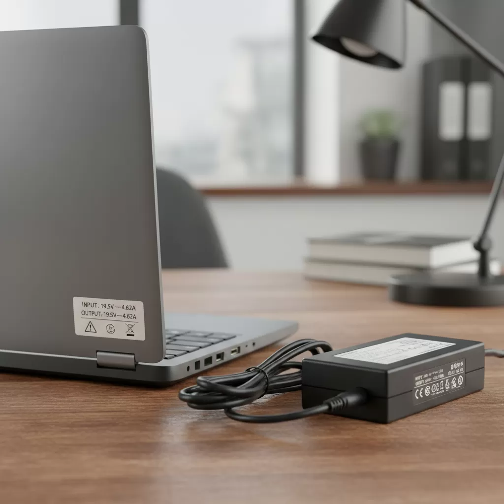 Đối chiếu thông số điện áp và cường độ dòng điện giữa máy và sạc