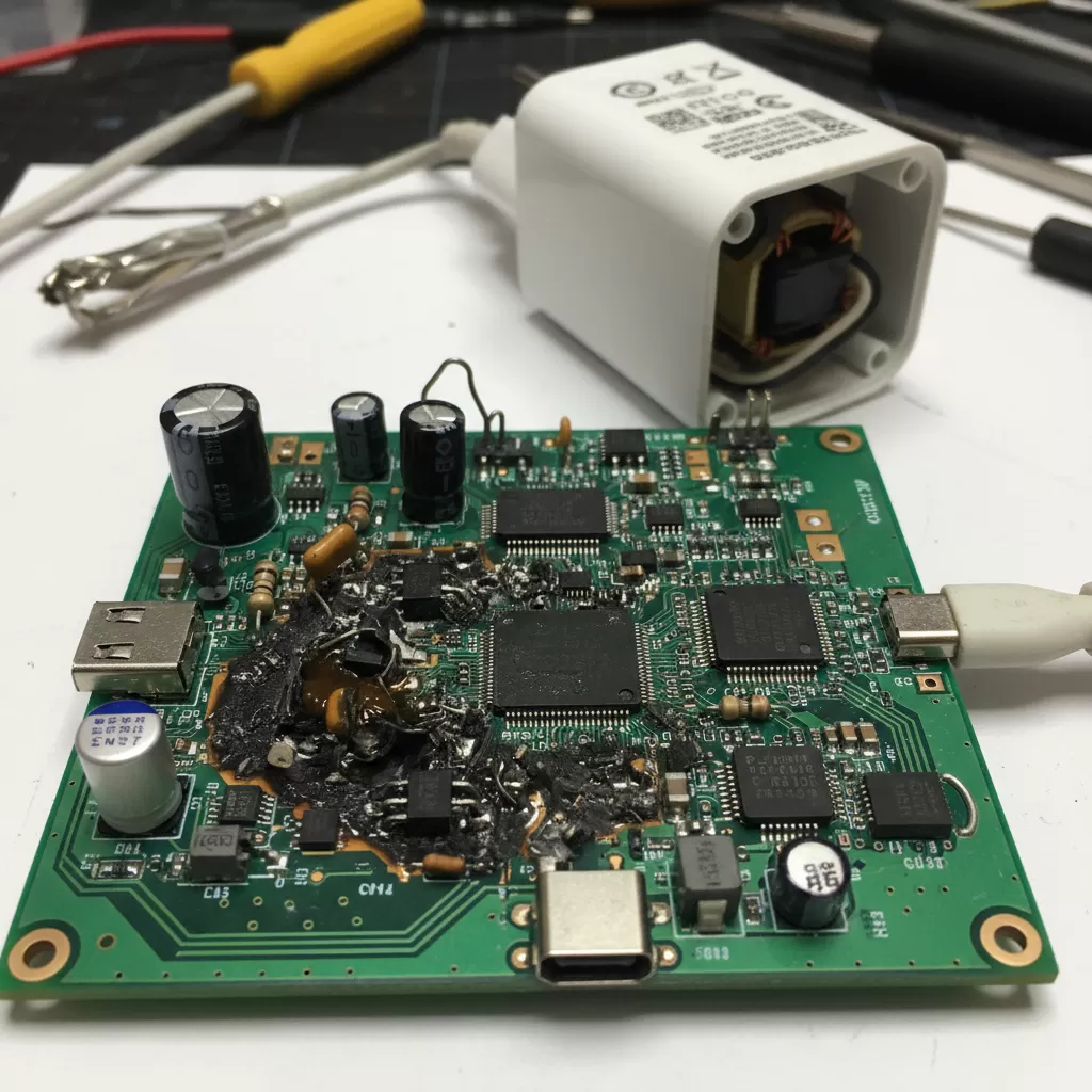 Sử dụng sạc kém chất lượng có thể gây hư hỏng nghiêm trọng cho bảng mạch thiết bị