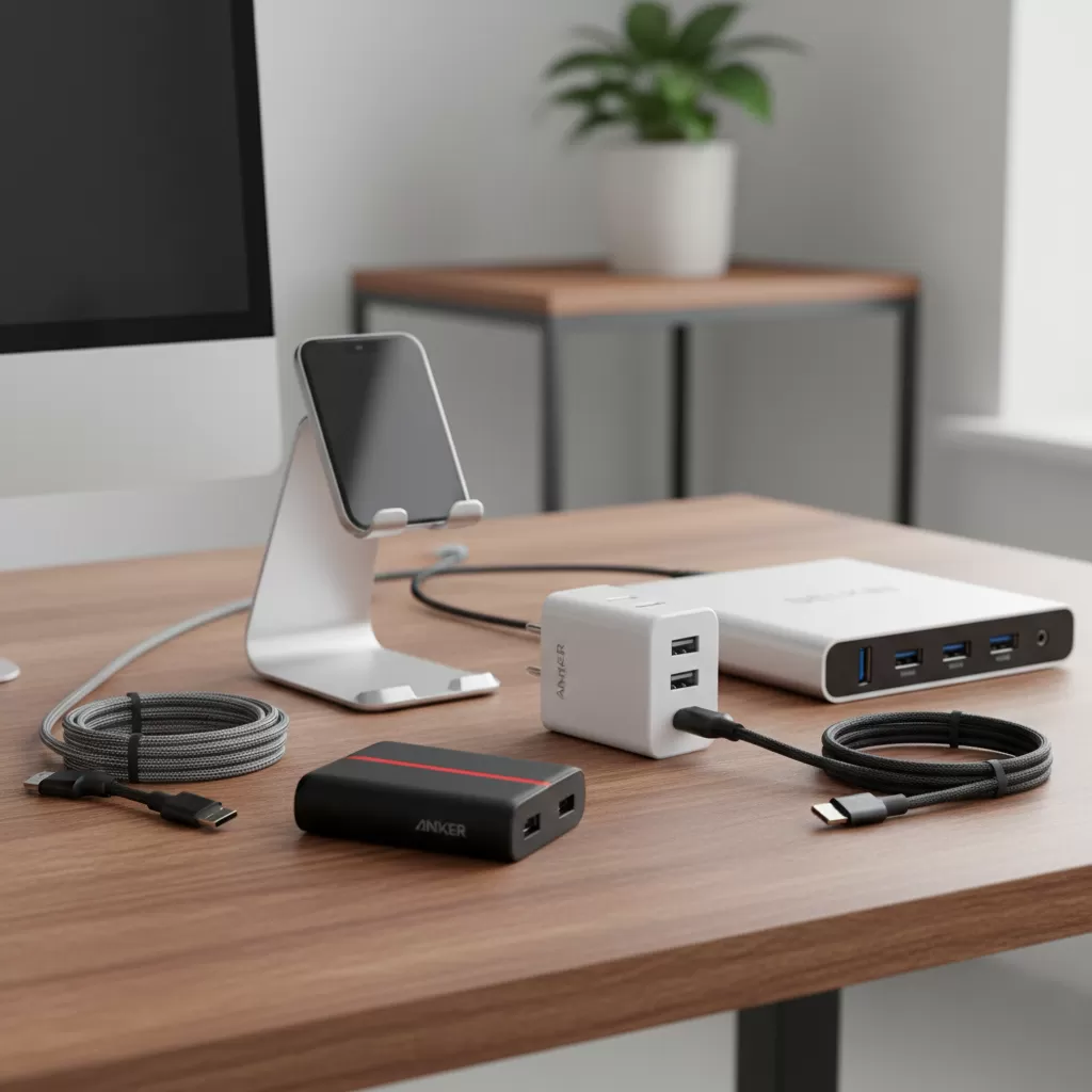 Các thương hiệu phụ kiện uy tín cung cấp giải pháp sạc an toàn và bền bỉ cho nhiều thiết bị