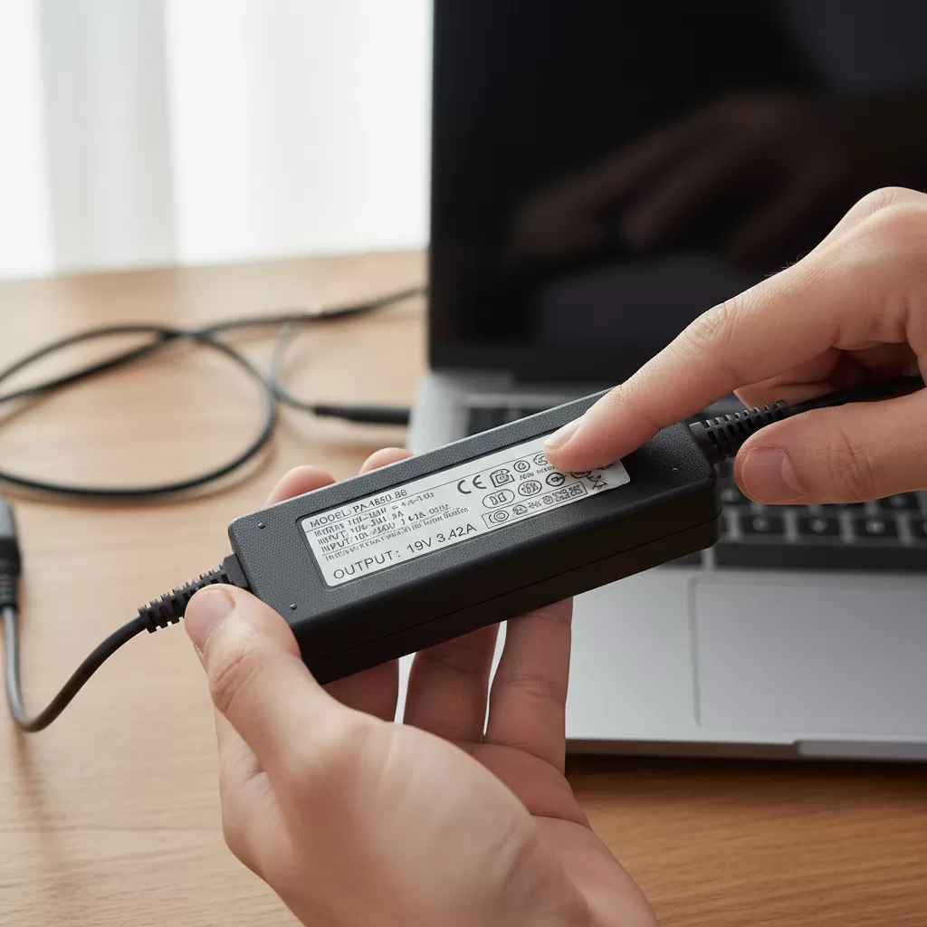 Kiểm tra kỹ thông số Output trên nhãn sạc trước khi quyết định mua sắm