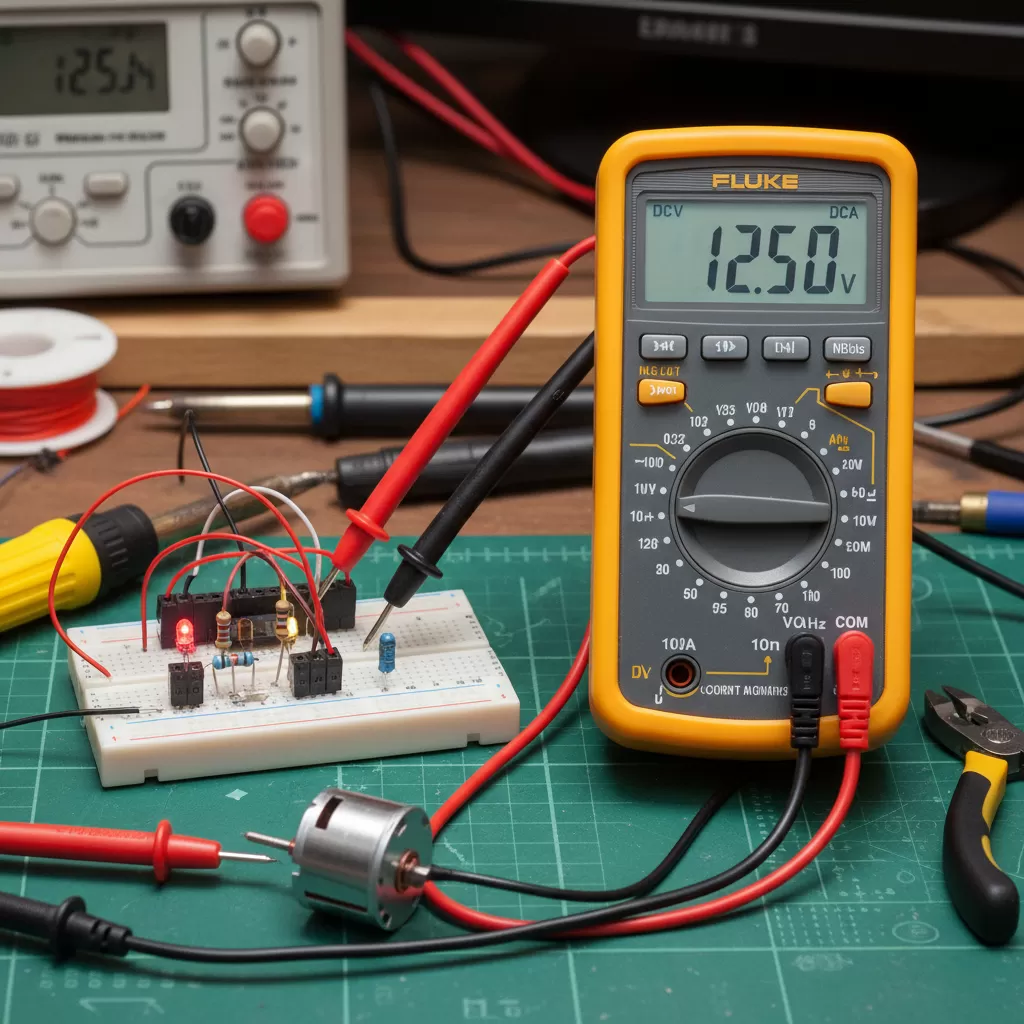 Vị trí cắm dây đo chính xác trên đồng hồ vạn năng cho từng chế độ